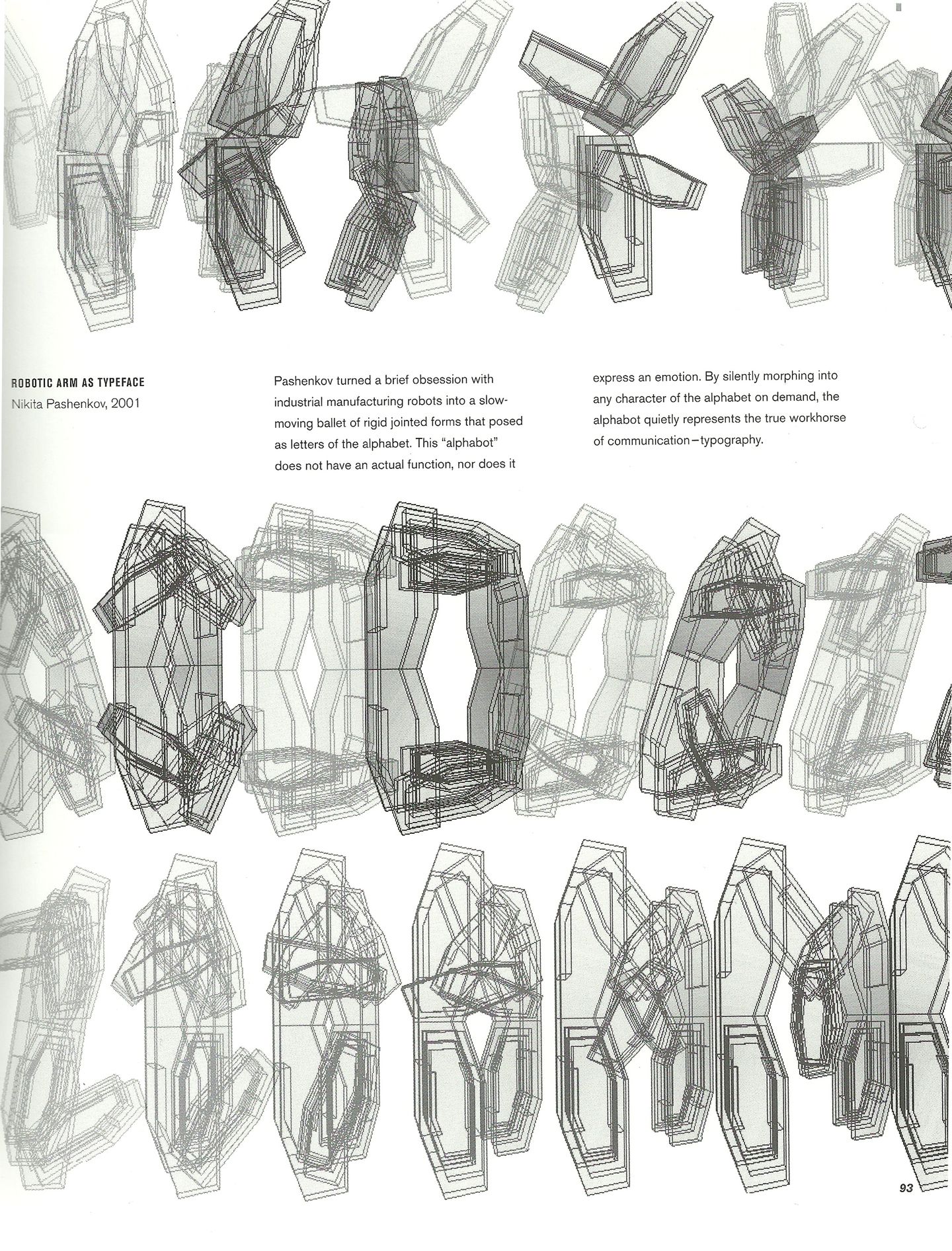 Imagen de Robotype (Sujigen, Mojigen, 7×7)